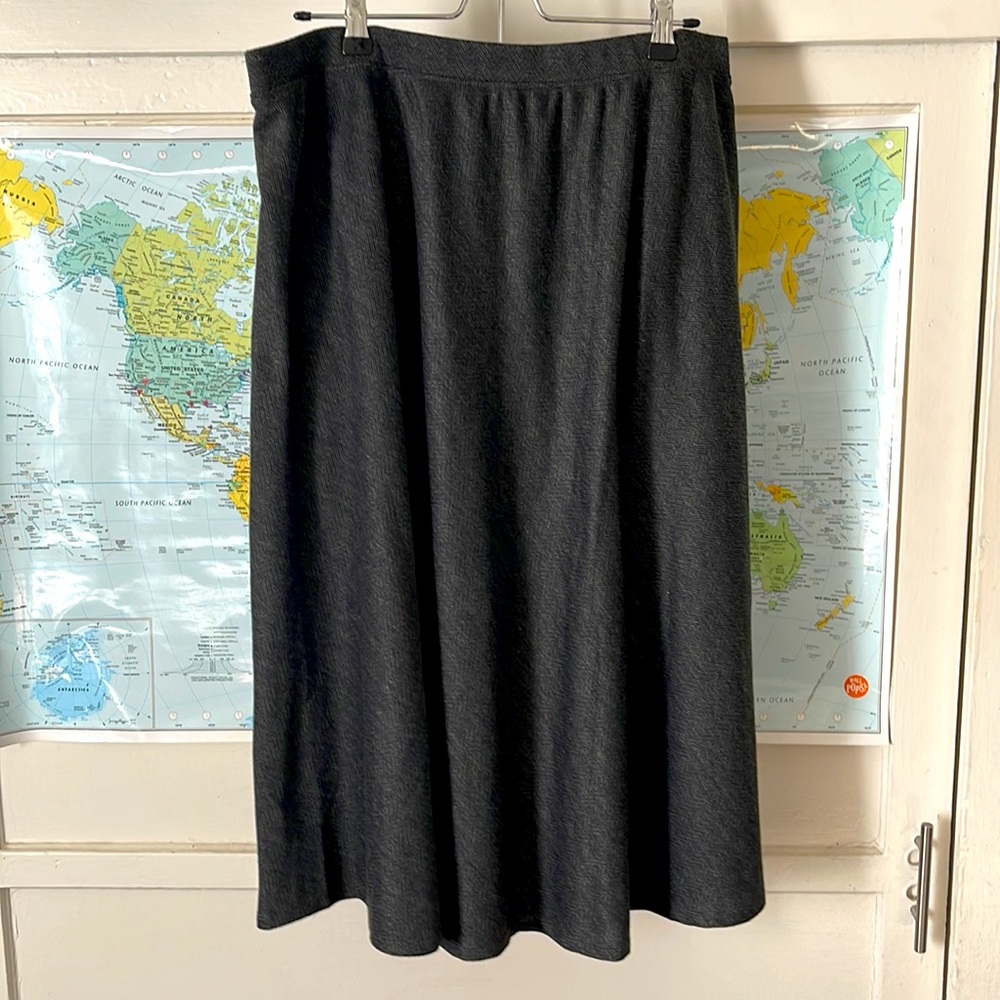 Grey Flowing Skirt